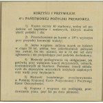 11 STATE PREMIUM LOAN- Annual 40 mark coupon, main prize 1,000,000 marks, drawing every Saturday from 6/XI 1920, Zakł. Graf. Boleslaw Wirtz, Warsaw