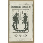 12 Fundraising Stamp To the Polish Soldier on the Anniversary of the End of the Greater Poland Uprising, 16 II 1919, lettered in black and white,