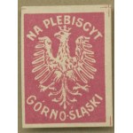 13 Upper Silesian Plebiscite fundraising stamp, letter red. white...,