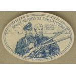 12 Fundraising stamp Aid Society for the Polish Soldier, print. inky.