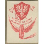 13 Fundraising Stamp For entries for children of indigent b. railroad workers, print. red.