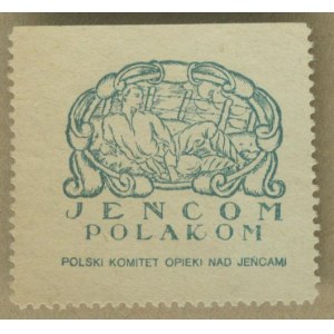12 JEÑCOM POLAKOM sbírka razítek Polský výbor pro ochranu válečných zajatců, tisk č. 1,