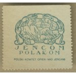 12 JEÑCOM POLAKOM fundraising stamp Polish Committee for the Care of Prisoners of War, print. no. b.,