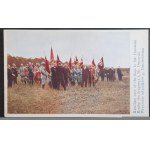 Presentation of flags to Mr. Dmowski.