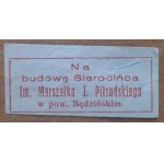 For the construction of the Marszałek J.Piłsudski orphanage in the Będzin district.