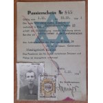 Kielce.Pass no.845 valid 0f 1 to 31.12.1941.in the name of Strawczynski