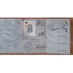 Recognition card (Kennkarte) GG in the name of Wladyslaw Haniec.