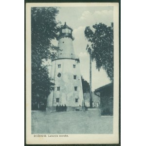 ROZEWIE - Maják, Nakł. A. Wzorek, Rożewie, St. czb, cca 1930