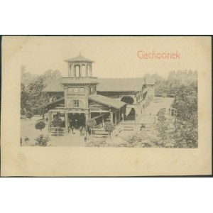 CIECHOCINEK - [Blick auf das Kurhaus], st. czb., ca. 1900, R!