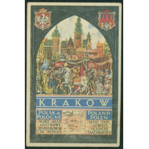 KRAKOV - Návštěva Krakova, Starý královský hrad, Vydavatelství ministerstva spojů, kol. tisk, cca 1920,