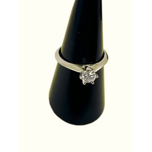 YELLOW GOLD BRILLIANT LABGRWON DIAMOND SOLITAIRE ENGAGEMENT RING