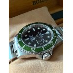 ROLEX SUBMARINER KERMIT SLIM HANDS 16610LV
