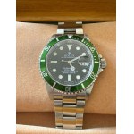 ROLEX SUBMARINER KERMIT SLIM HANDS 16610LV
