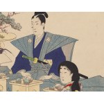 Toyohara Chikanobu (1838 - 1912 ), Svatební obřad , 1896