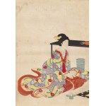 Toyohara Chikanobu (1838 - 1912 ), Tea Ceremony , 1896