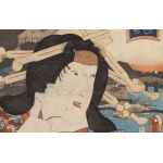 Kunisada Utagawa (1786 Edo - 1865 Edo), Takao courtesan, 1852