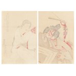 Kunichika Toyohara (1835 - 1900 ), Wait a minute! , 1889