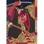 Toyohara Chikanobu (1838 - 1912 ), Good and Evil , 1874