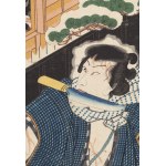 Utagawa Kunisada (1786 - 1864 ), The Story of Yasaburo , 1857