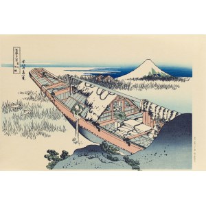Hokusai Katsushika (1760 - 1849 ), Der Berg Fuji von Ushibori aus gesehen, 1969