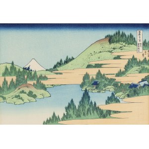 Hokusai Katsushika (1760 - 1849 ), Góra Fudżi i jezioro Hakone, 1971