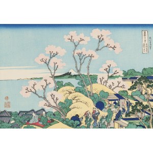 Hokusai Katsushika (1760 - 1849 ), Góra Fudżi widziana z Gotenyamy , 1971