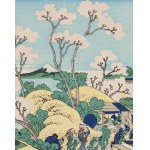 Hokusai Katsushika (1760 - 1849 ), Góra Fudżi widziana z Gotenyamy , 1971