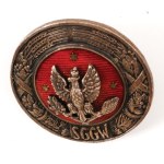 ABSOLVENTIC badge, School of Head Farming, model 1937