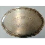 TACA OF THE VANDALIA ACADEMIC CORPORATION IN HEIDELBERG, Germany, Berlin, Fritz Memmert, after 1888, Silver, sample 800, weight 1637 g; 2 x 51 x 37 g