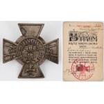 CROSS OF LVIV DEFENSE WITH SWORDS WITH A GRANT