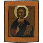 IKON, CHRISTUS PANTOKRATOR, Russia, 18th / 19th century.