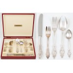 SET OF DRAWING STUFF FOR 4 PERSONS pattern Ostfriesen, Germany, Robbe & Berking, 20th / 21st century.