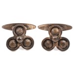 Pair of Cufflinks, Poland, Warsaw, Orno, circa 1970.