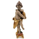 PUTTO WITH ULEM - ALEGORY OF TASTE, 18th century.