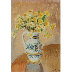 Antoni TESLAR, PIERWIOSNKI W CERAMICZNYM DZBANKU