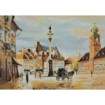 Andrzej STARZYCKI, DOROŻKA NA PLACU ZAMKOWYM W WARSZAWIE