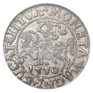 Sigismund II Augustus, Halfgroat 1550, Vilnius - NGC MS63