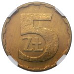 PRL, 5 złotych 1983 - NGC MS67