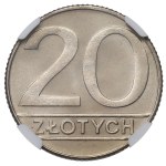 PRL, 20 zloty 1989 - NGC MS68