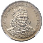 PRL, 50 złotych 1980 Bolesław Chrobry - NGC MS67