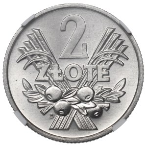People's Republic of Poland, 2 gold 1970 Berry - NGC MS67