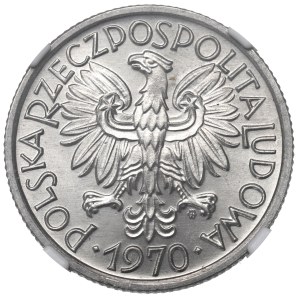 People's Republic of Poland, 2 gold 1970 Berry - NGC MS67