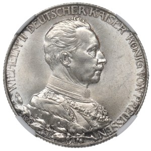 Germany, Preussen, 2 mark 1913 - 25 years of Wilhelm II reign NGC MS64+