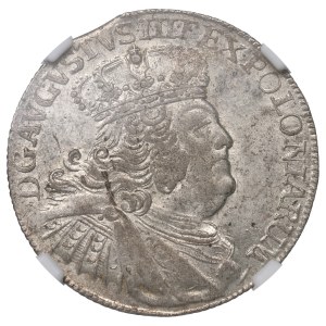 Germany, Saxony, Friedrich August II, 18 groschen 1755 - NGC MS62