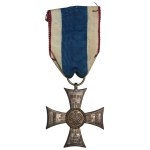 II RP, Cross on the Silesian Ribbon of Valor and Merit.