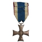II RP, Cross on the Silesian Ribbon of Valor and Merit.
