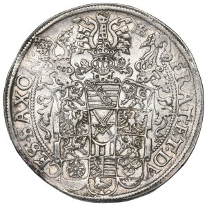 Germany, Saxony, Christian II, John Georg and August, Thaler 1593