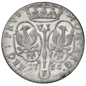 Herzogliches Preußen, Friedrich II., Schist 1755, Königsberg