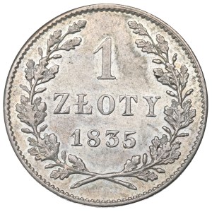 Free City of Cracow, 1 zloty 1835