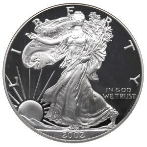 USA, Dollar 2002 - NGC PF69 Ultra Cameo silver ounce